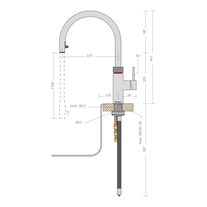 Quooker Wasserhahn Flex – Bild 2