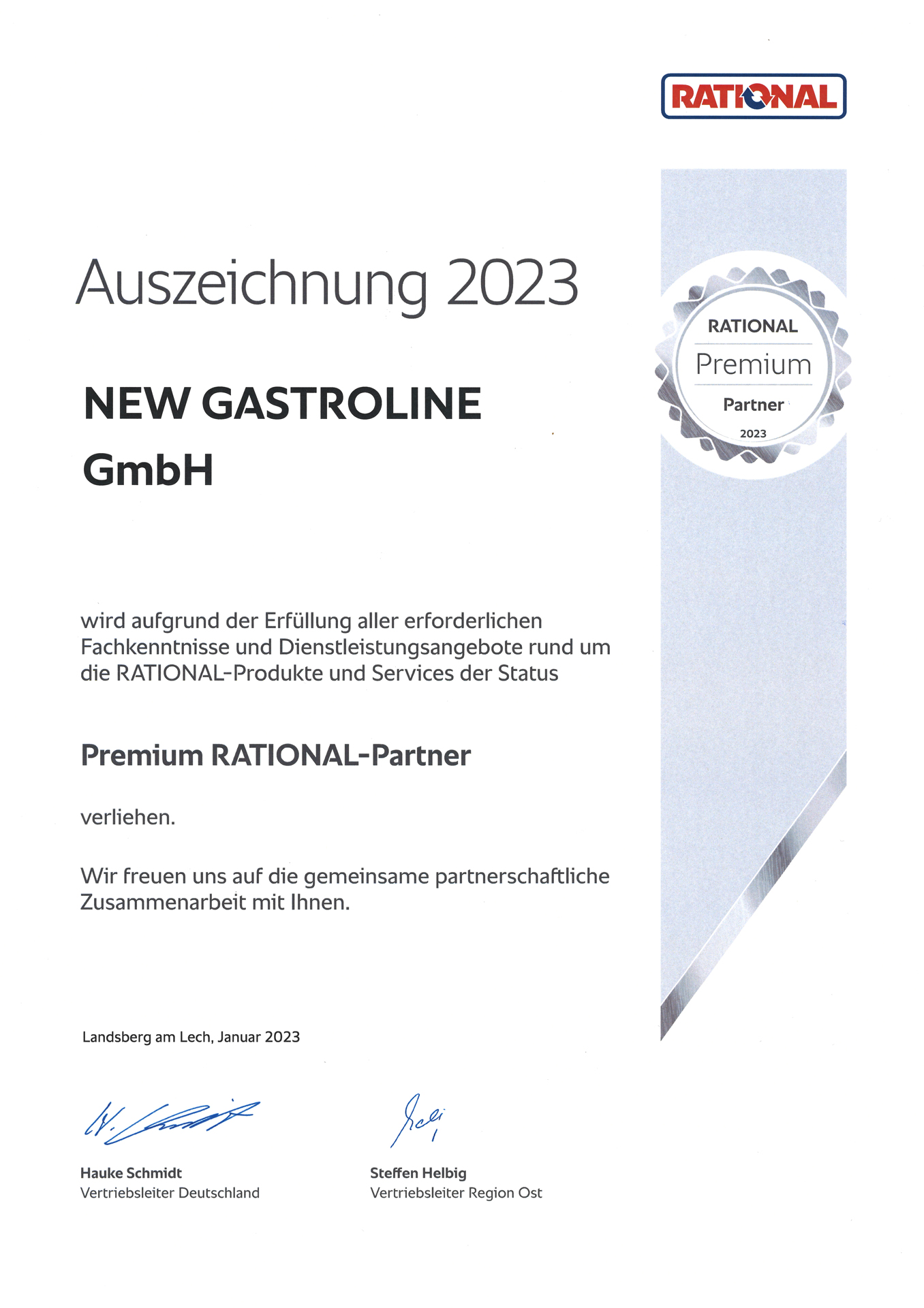 Premium RATIONAL-Partner 2023