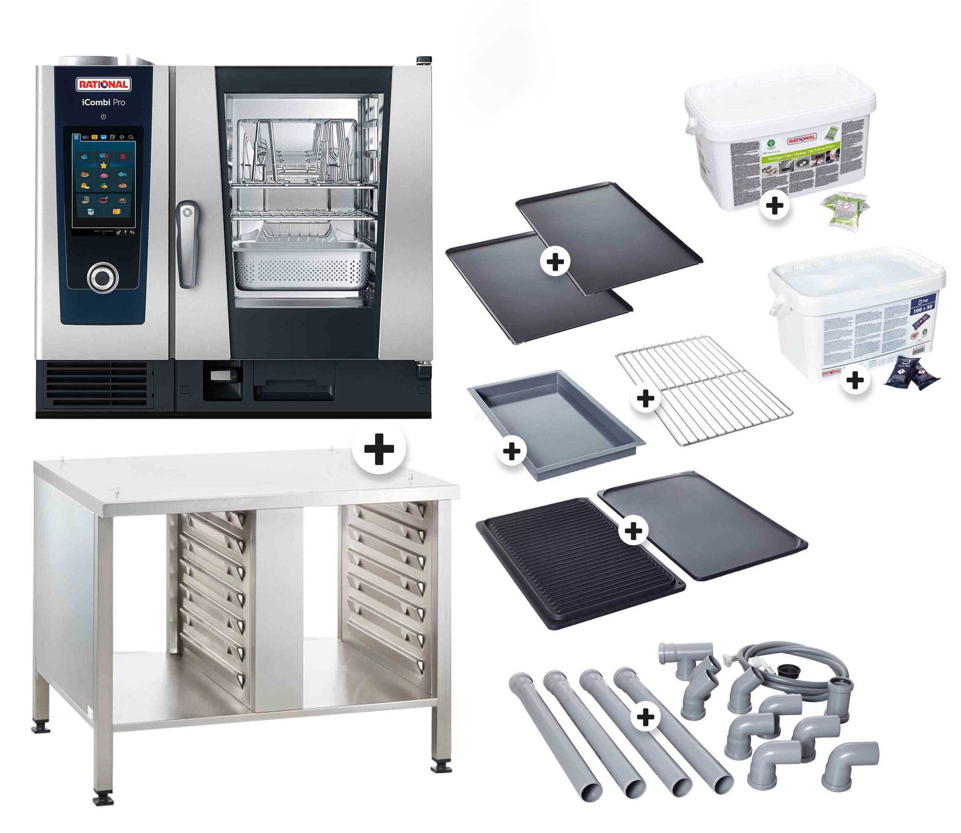 RATIONAL Kombidämpfer iCombi Pro 6-1/1 Elektro Aktions-Set