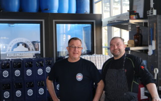 Geschäftsführer Markus Falenski und sein Küchenchef Michel Schwarz