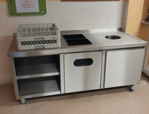 Geschirr-Rückgabe-Stationen in Schulen