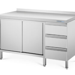 CHROMOnorm Arbeitsschrank mit Schubladenblock